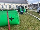 Die Ausbildungsstation der Fachgruppe Wasserschaden/ Pumpen. Foto: THW OV Bautzen/ André Stickel
