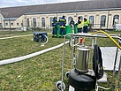 Die Ausbildungsstation der Fachgruppe Wasserschaden/ Pumpen. Foto: THW OV Bautzen/ André Stickel